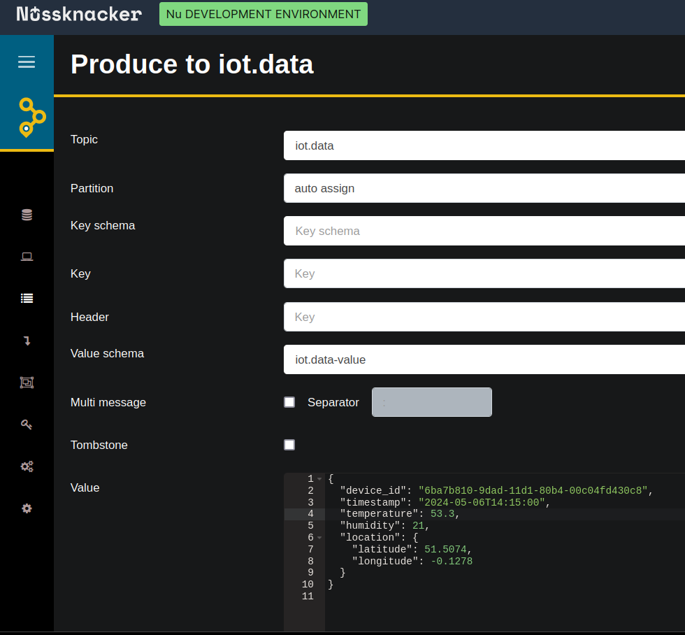Producing to Kafka after Schema evolution