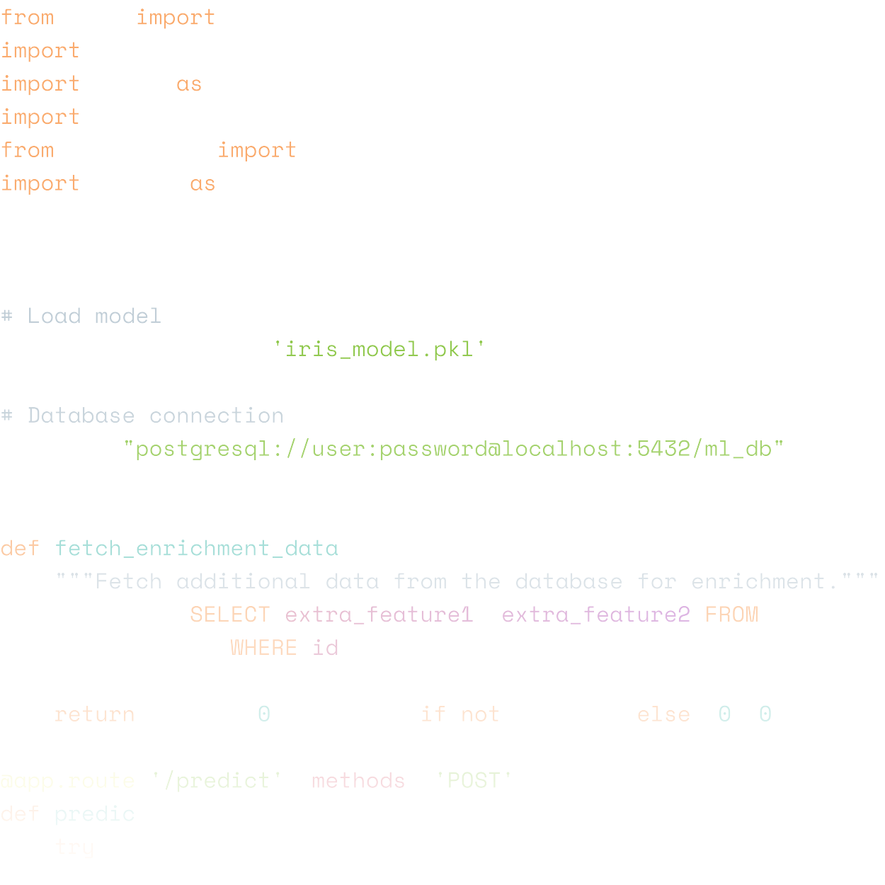 Why Python isn't a cure? Picture presents python-based ML model deployment
