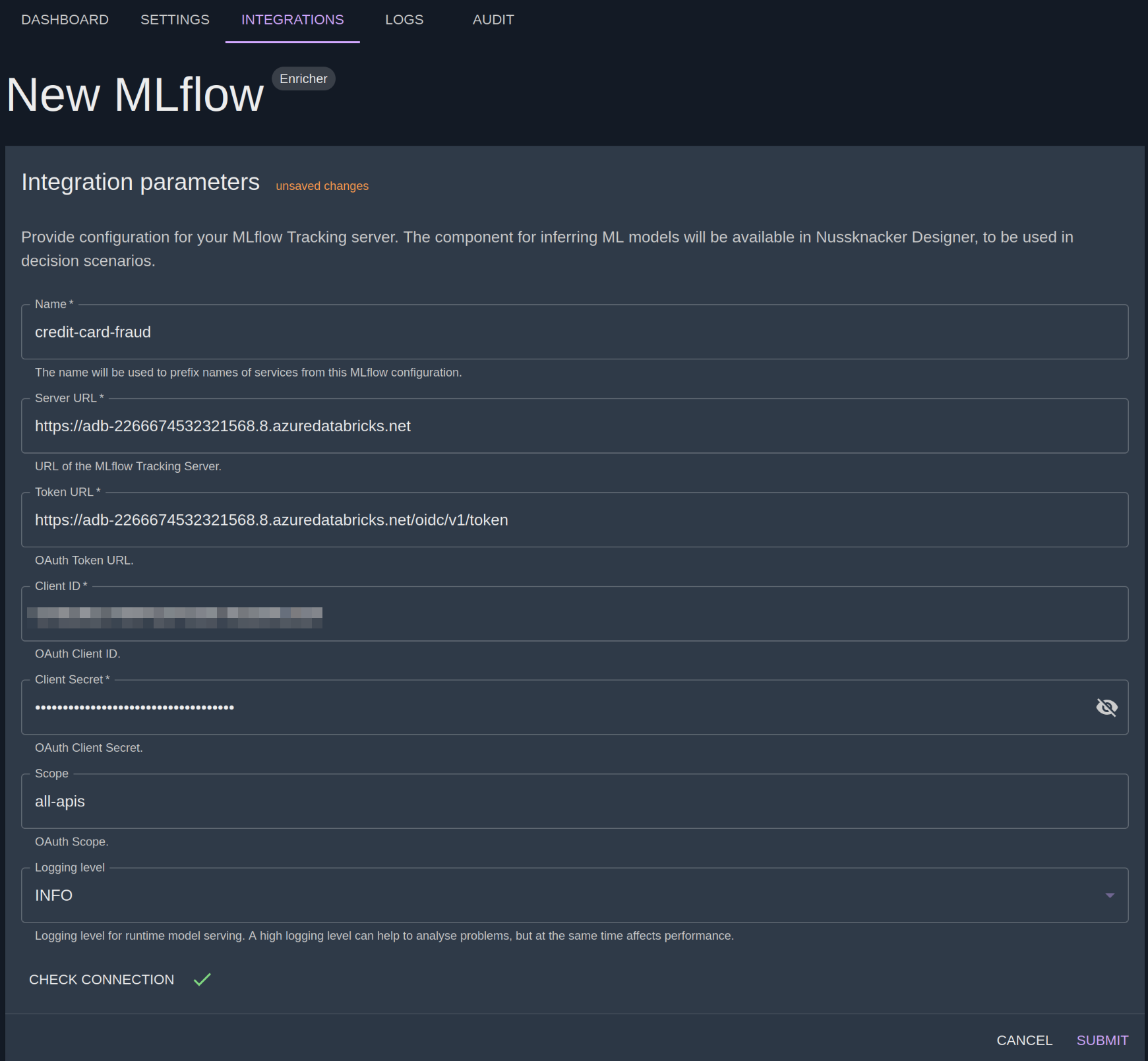 New ML flow All APIs