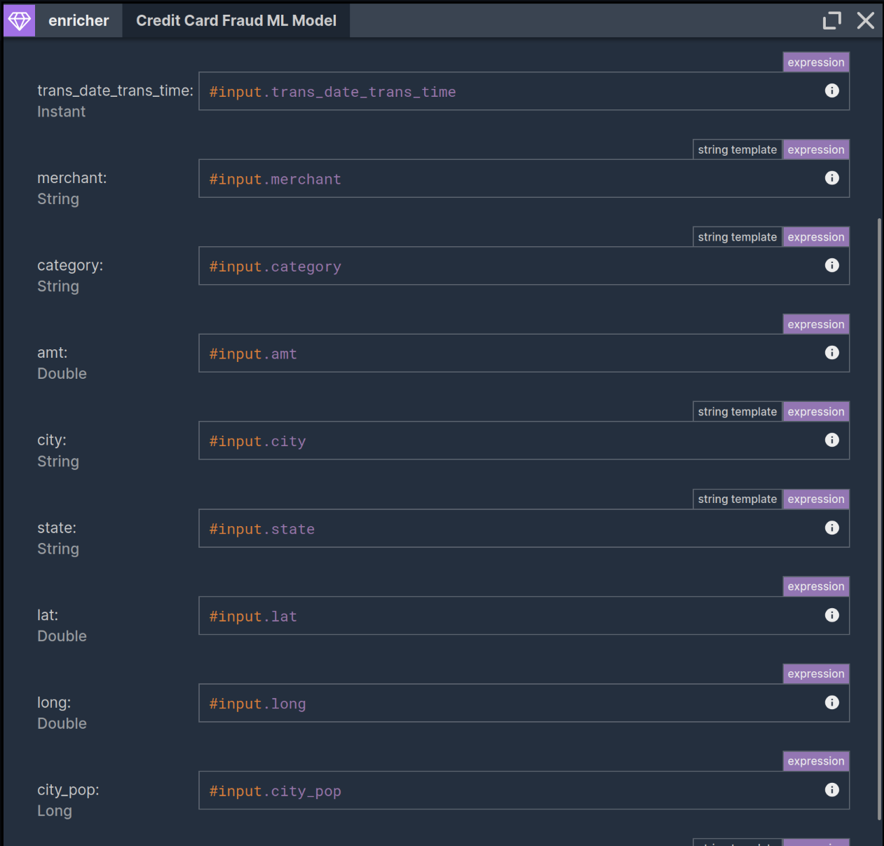 credit card fraud ML model credit card fraud detection demo scenario